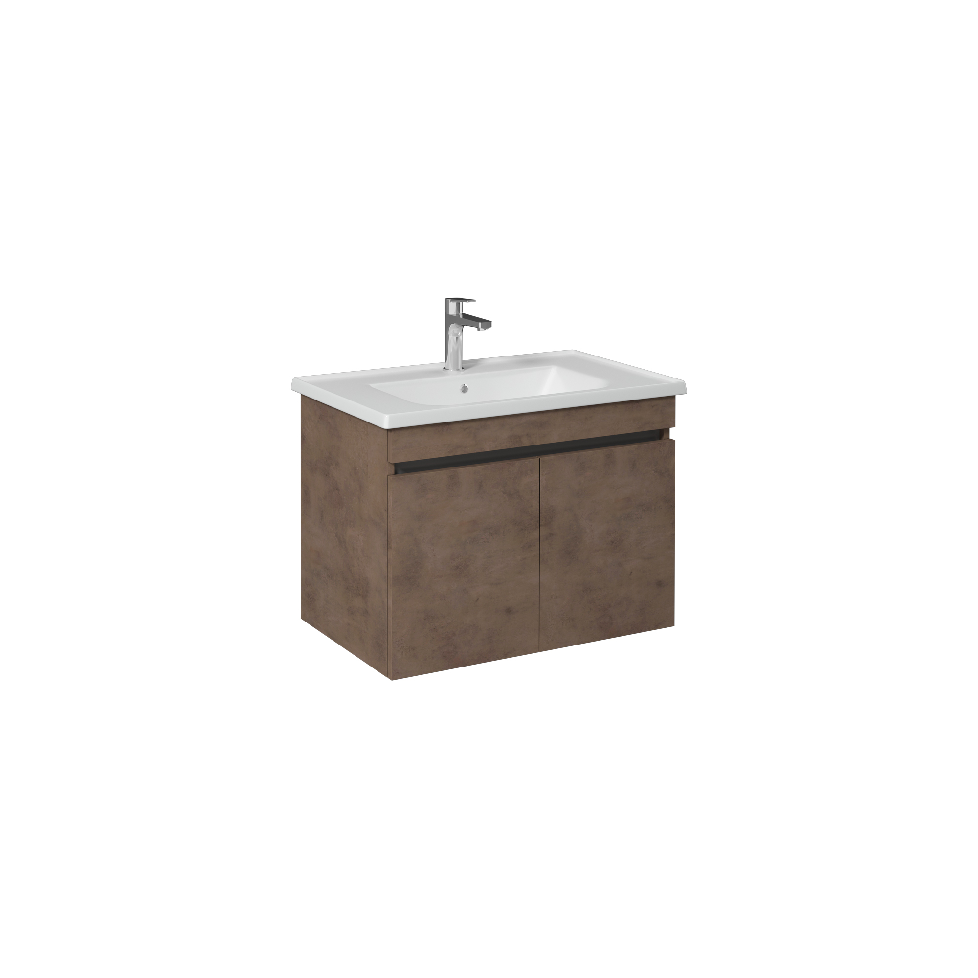 Trio Washbasin Cabinet, Retro Bronze 65 cm