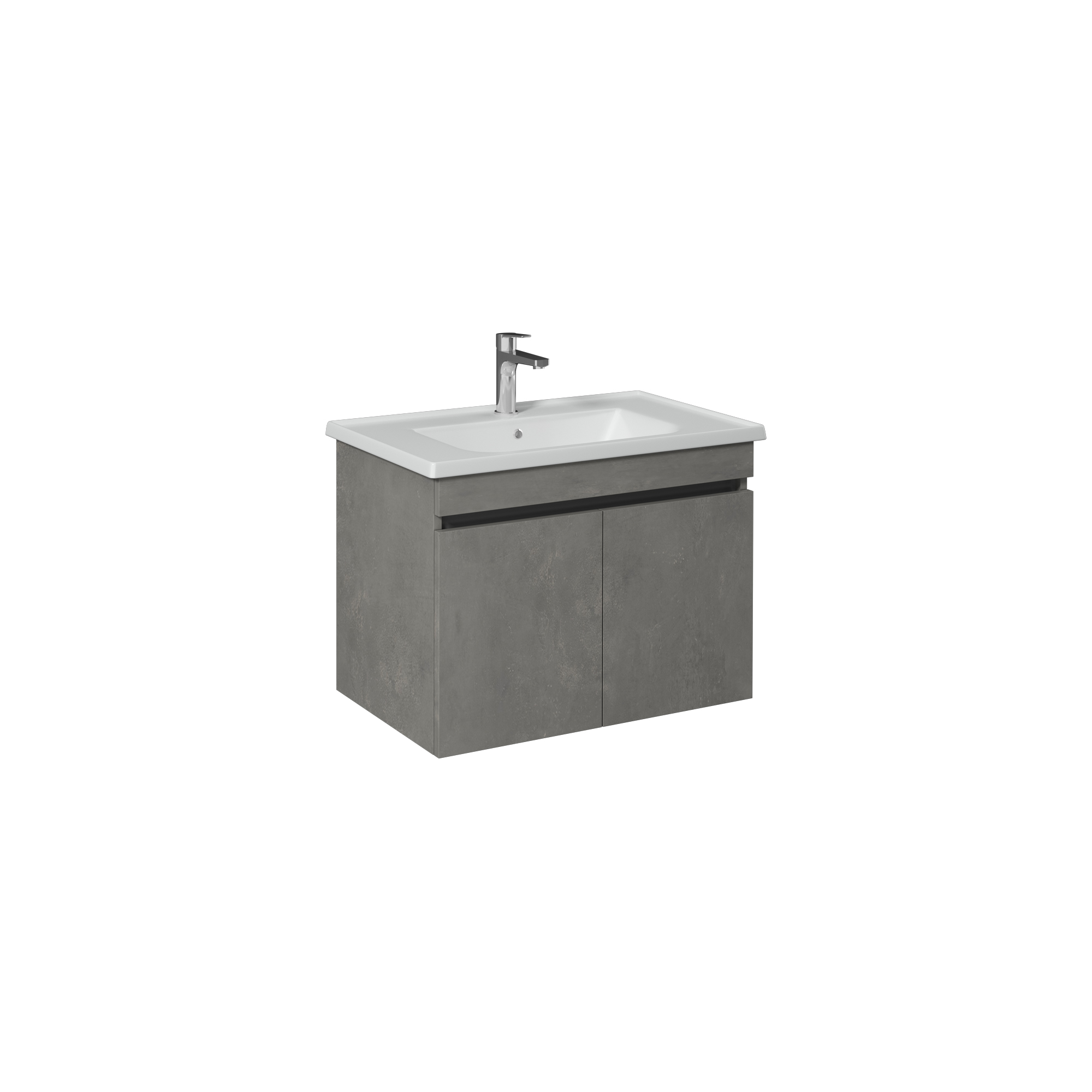 Trio Washbasin Cabinet, Retro Bronze 65 cm