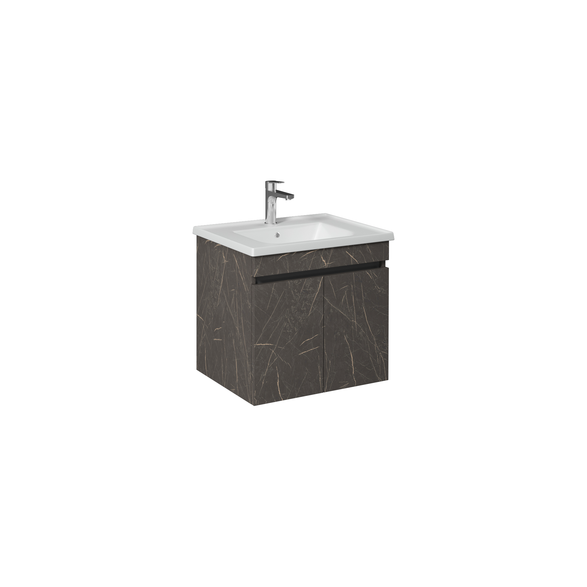 Trio Washbasin Cabinet, Retro Bronze 65 cm